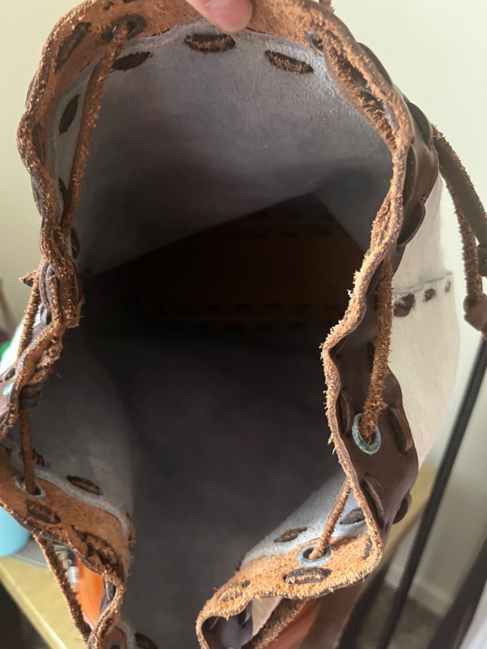 👜 Leather Cowhide Backpack – Vintage Style - Picture 6 of 17